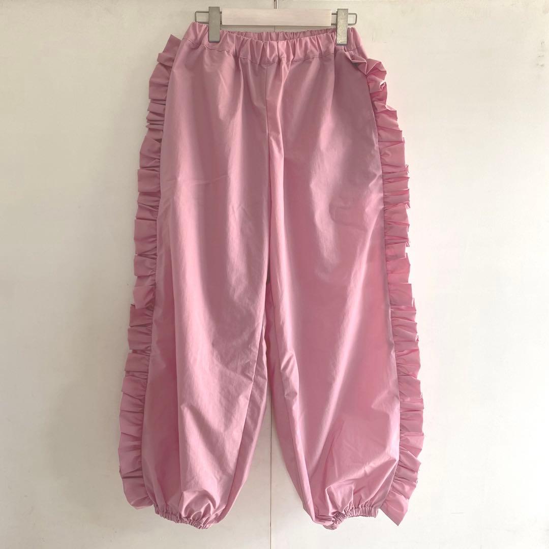 NON TOKYO フリルトラックパンツ　イージーパンツ