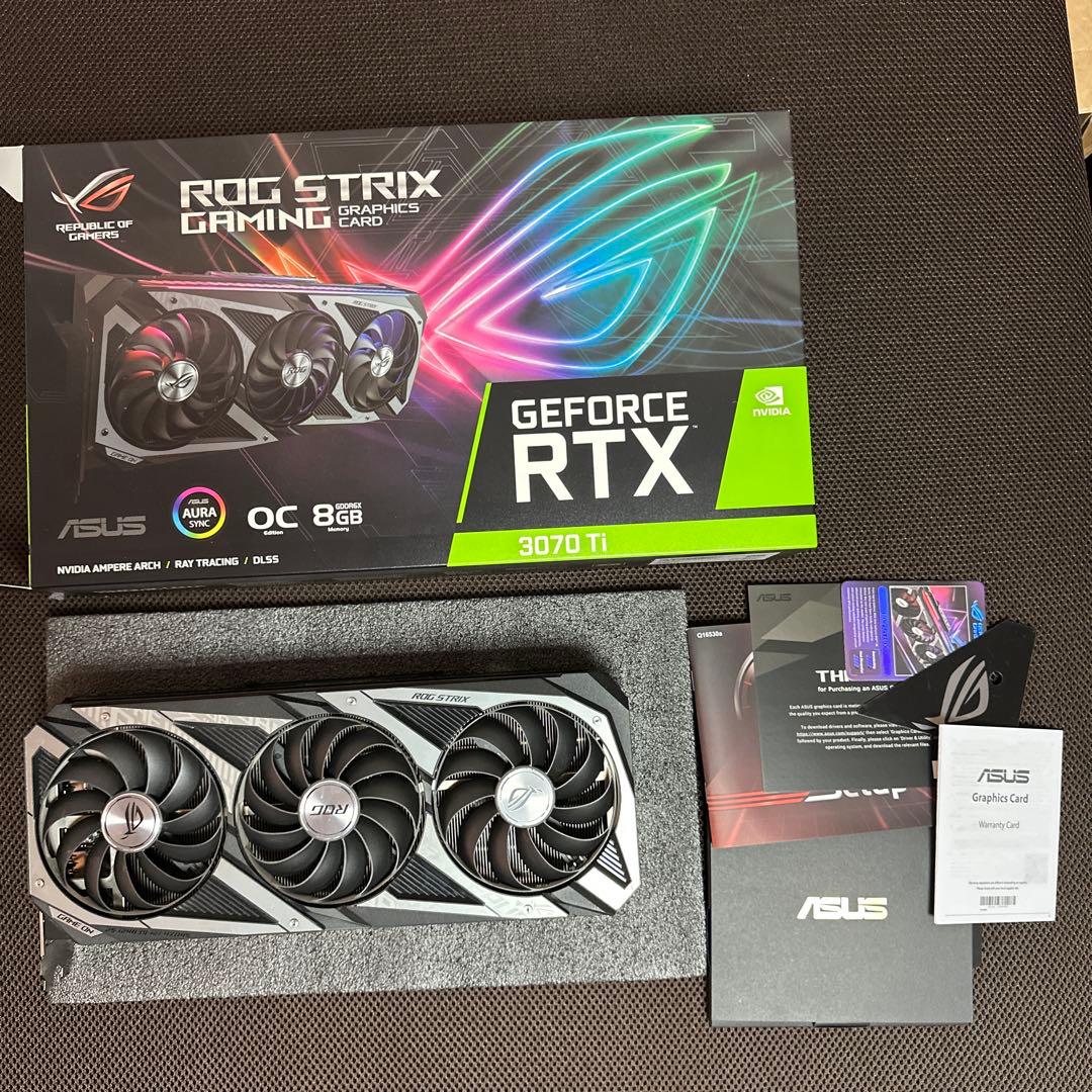 グラフィックボード・グラボ・ビデオカード ASUS ROG STRIX GeForce RTX 3070 Ti