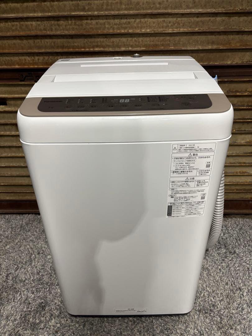 パナソニック 洗濯機 7.0kg NA-F70PB15 2021年製