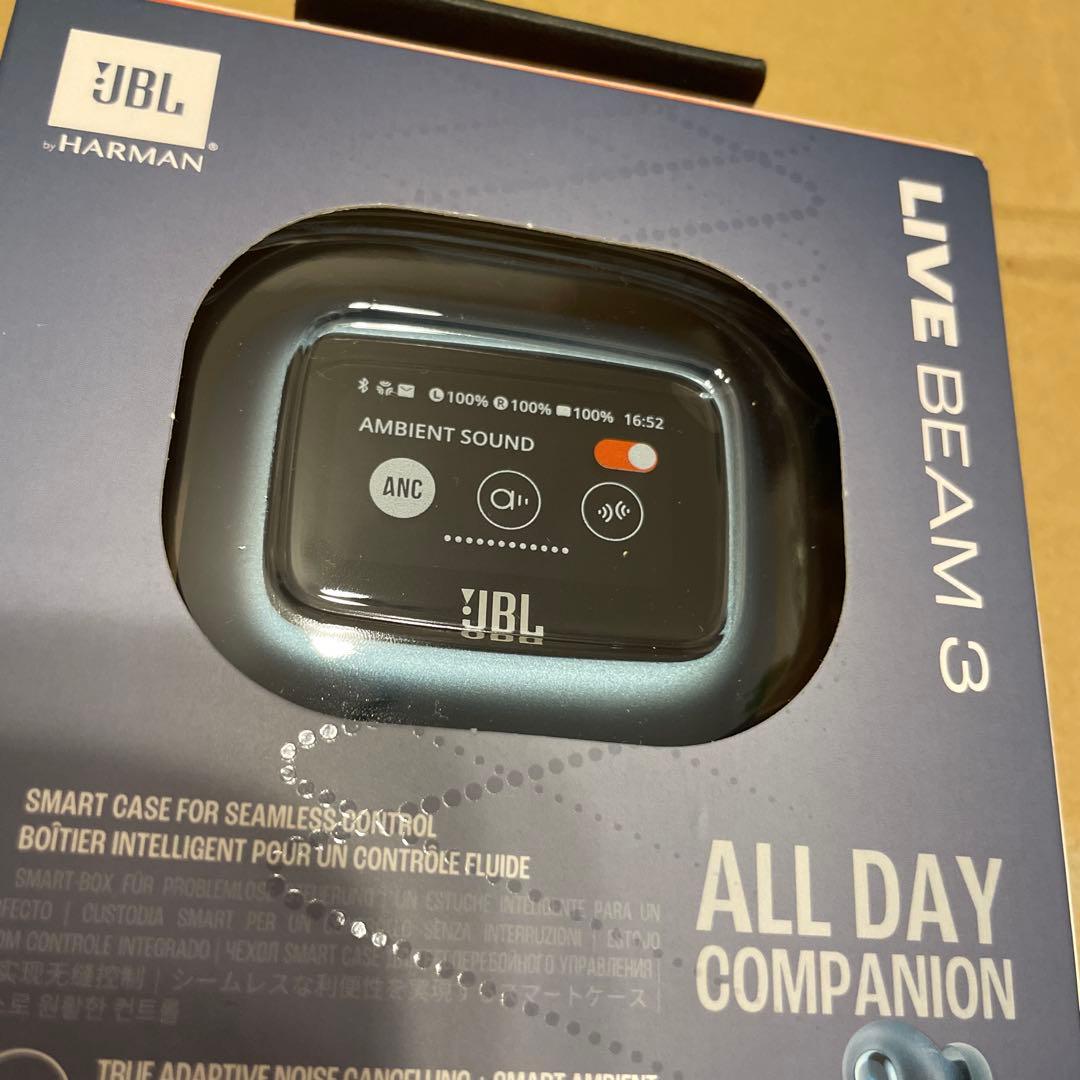 【新品・未開封】JBL LIVE BEAM 3 ワイヤレスイヤホン ブルー