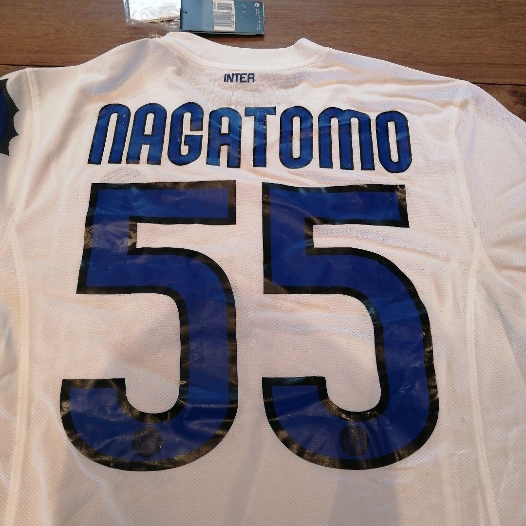 新品正規タグ付 インテル 長友佑都 3冠パッチ付 オーセンティック ユニフォーム