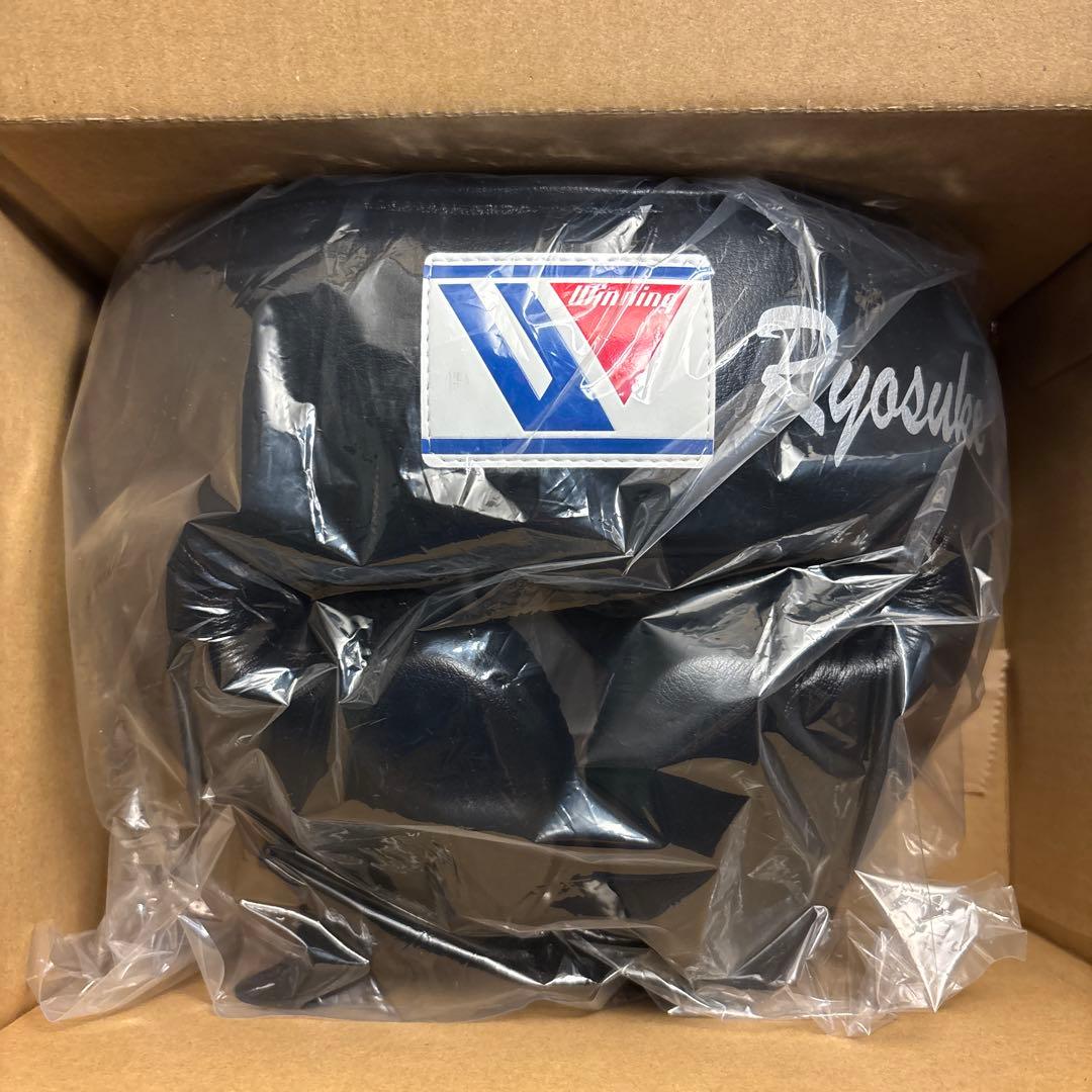 ボクシング　ヘッドギア 黒 winnig Boxing サイズL
