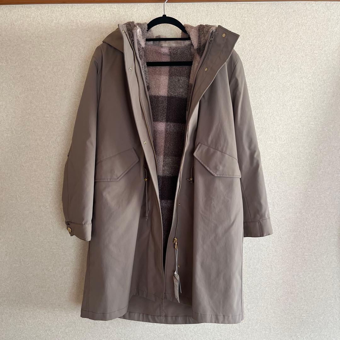 アヴィリルバーバリーブルーレーベル3wayコート新品ベージュ