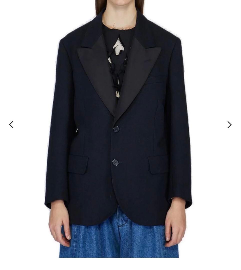 maison margiela 22ss サテンラペルジャケット