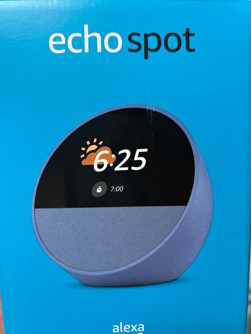 【新品未開封】Echo Spot ディスプレイ付スマートスピーカー