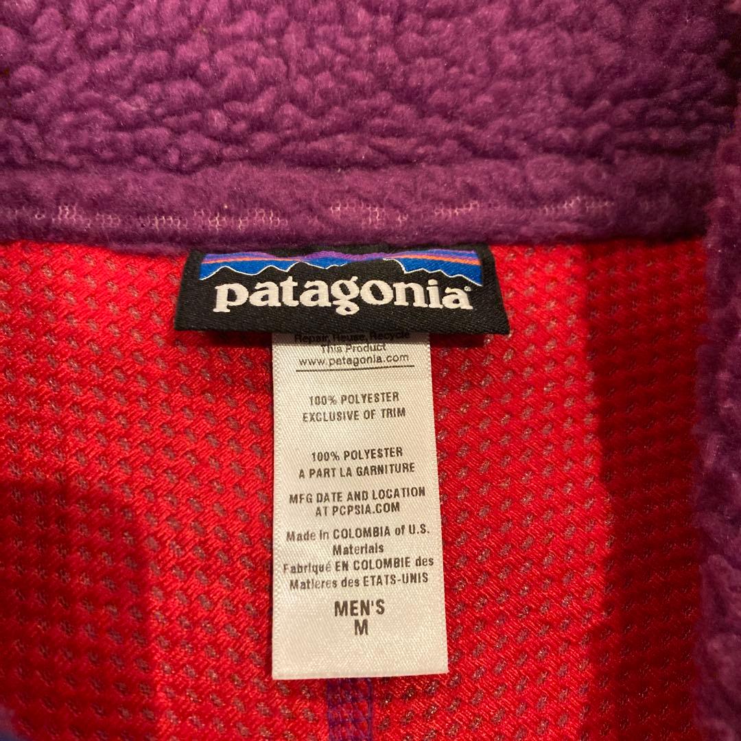 パタゴニア　レトロX ベスト　フリース　パープル　M 美品　patagonia
