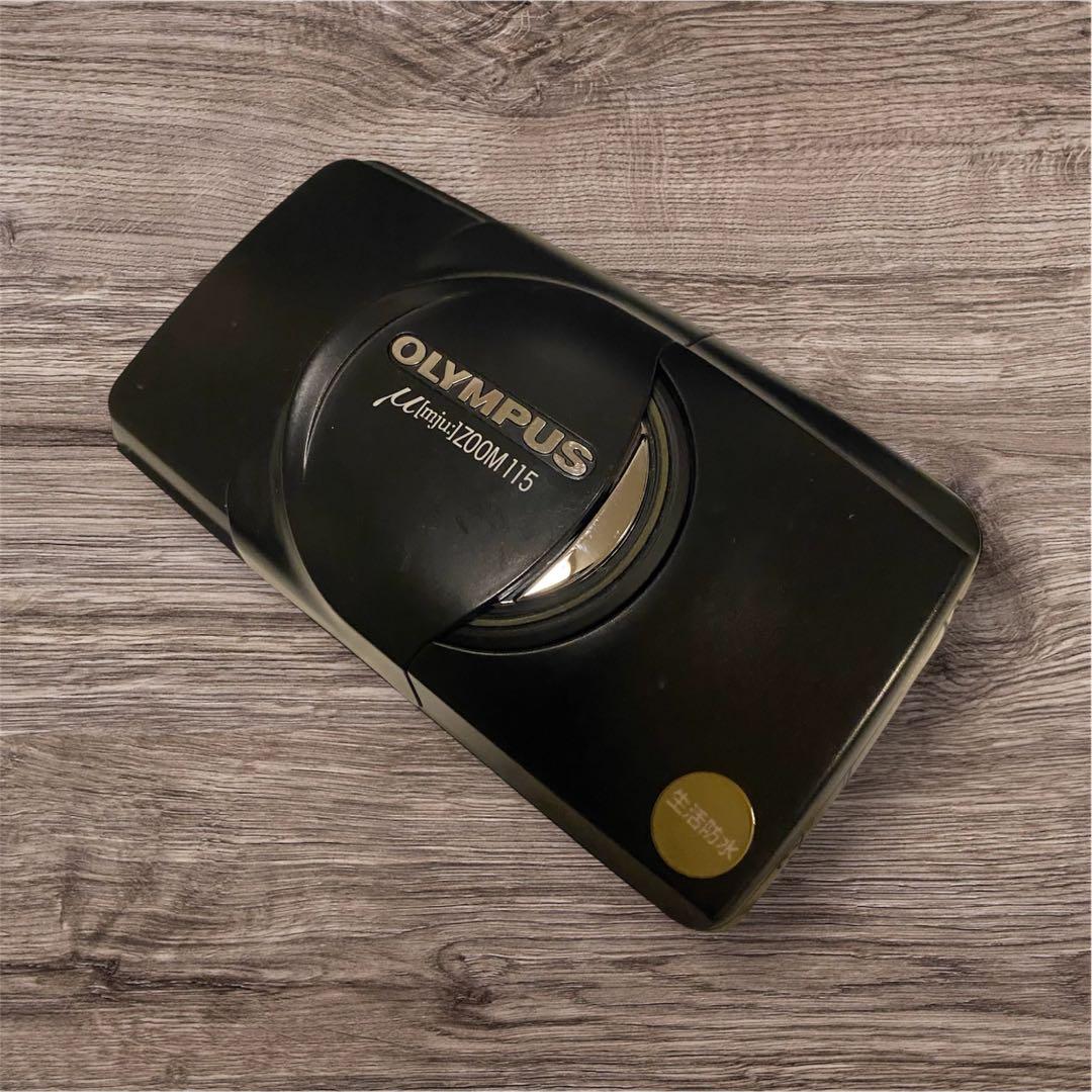 レアなブラック☆【OLYMPUS】μZOOM115