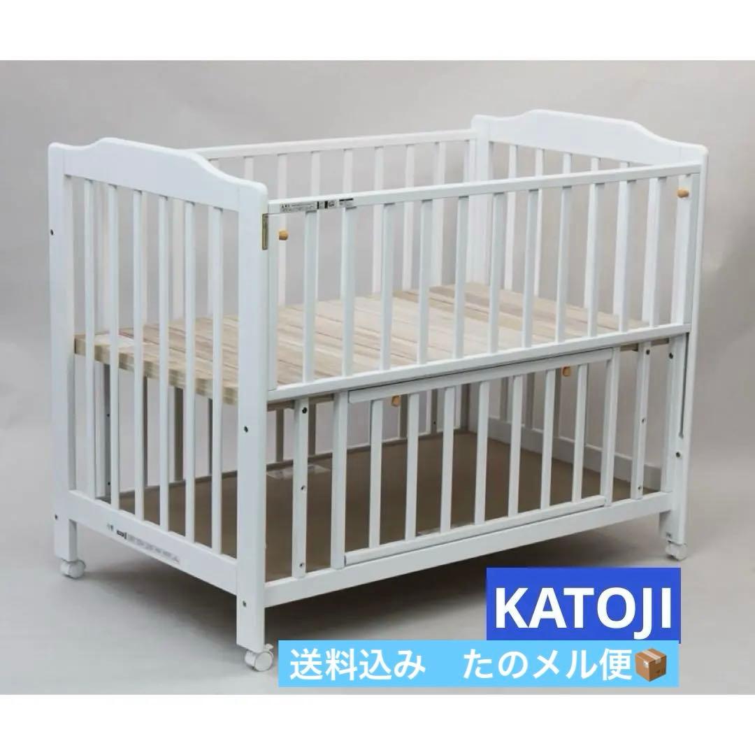 KATOJI カトージ ベビーベッド タチベッド　レギュラーサイズ　ハイタイプ