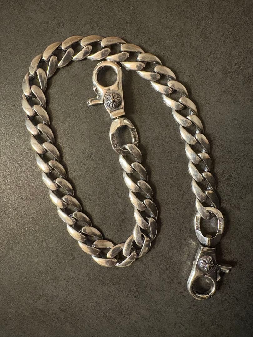 ウォレットチェーン　925刻印　クロス