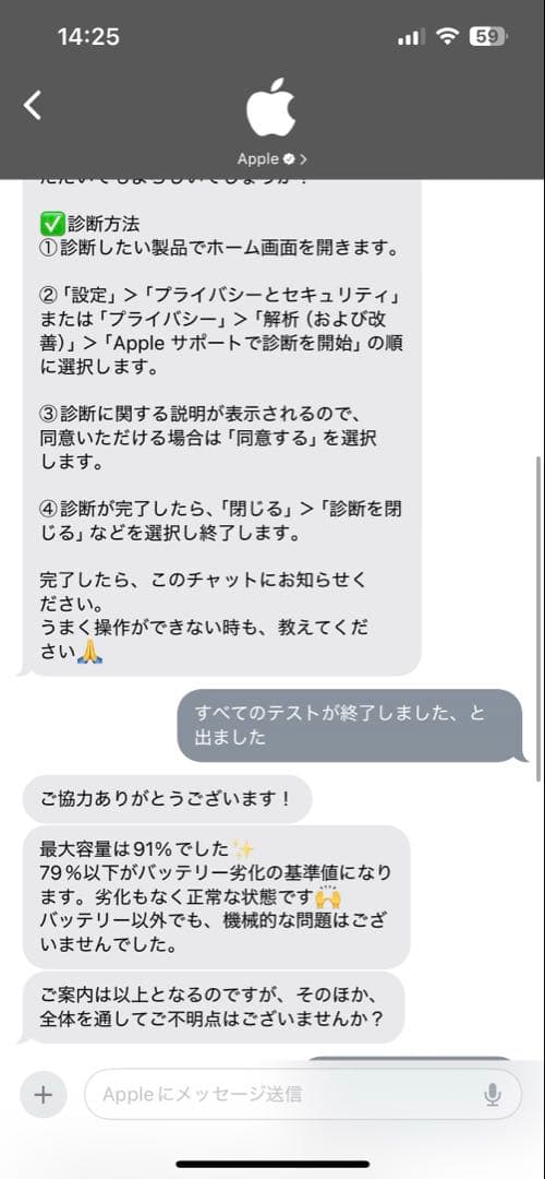 masa 様　iPad mini5 第5世代　64GB バッテリー最大容量91%