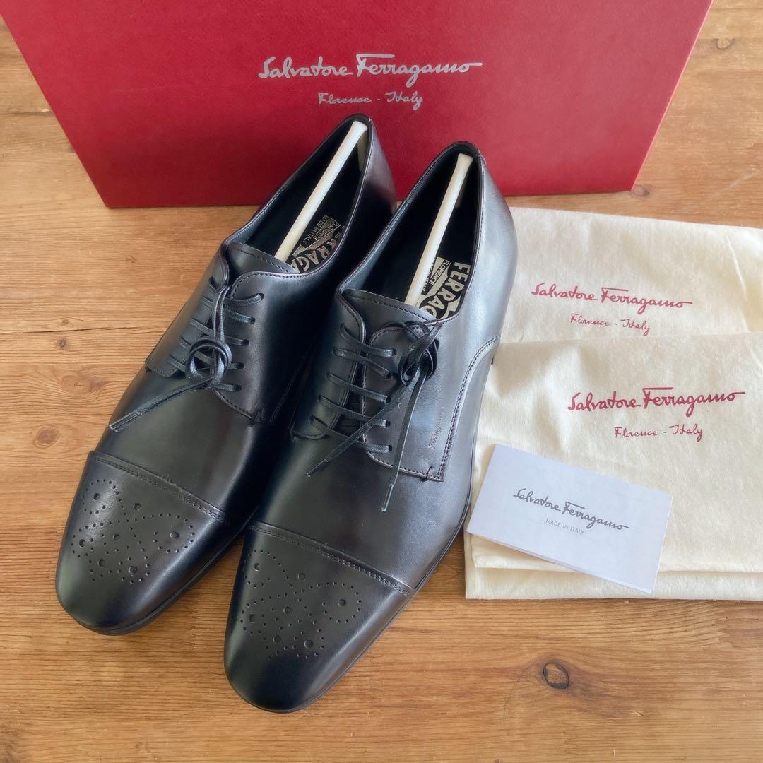 フェラガモ ☆メンズ 革靴 カーフレザー☆イタリア輸入商品