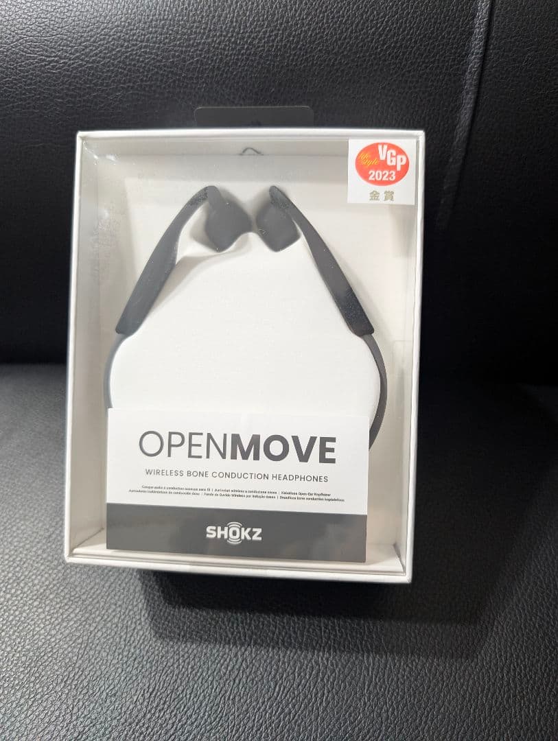 SHOKZ OPENMOVE ワイヤレス骨伝導ヘッドフォン グレー