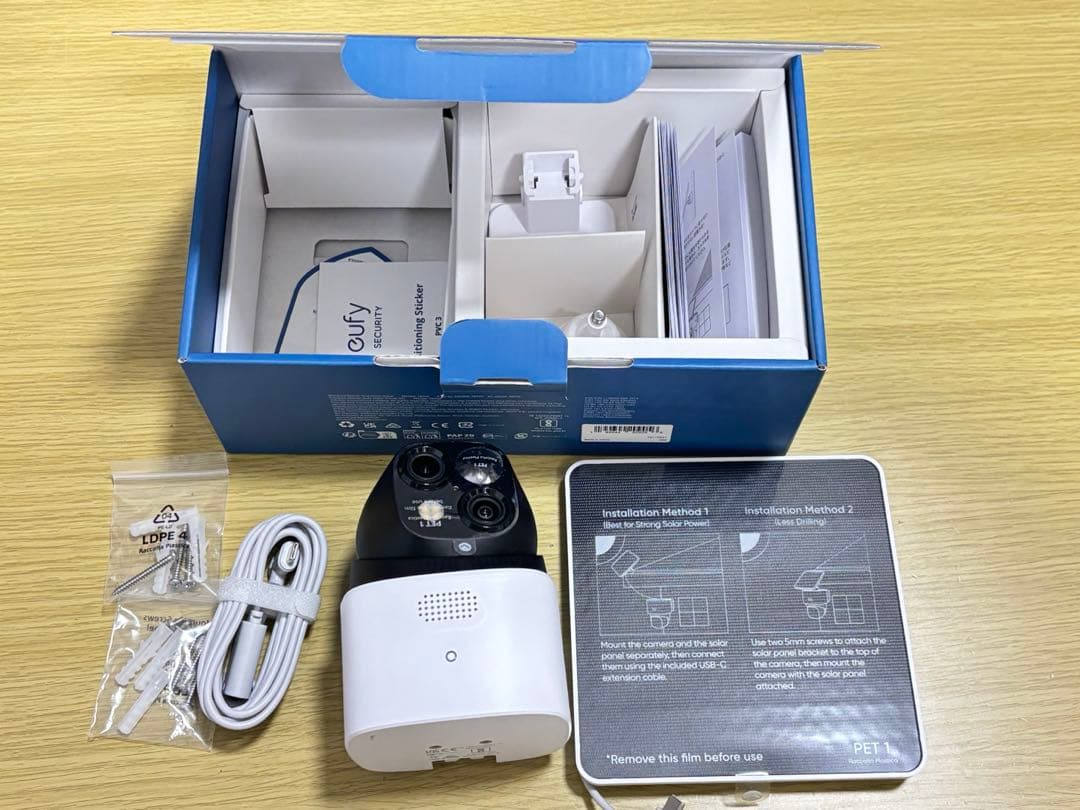 Anker eufy Security SoloCam S340 防犯カメラ