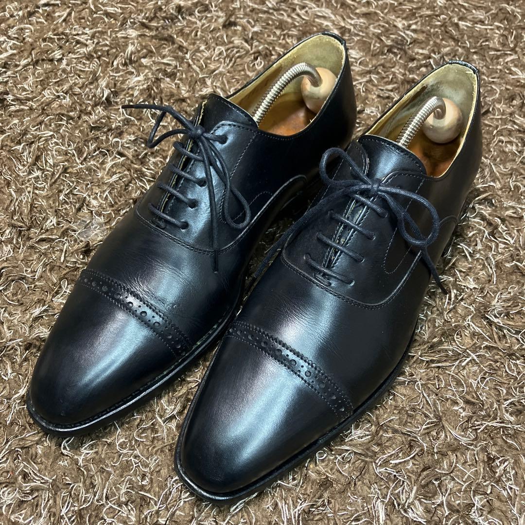 極美品☆Berwick バーウィック ストレートチップ 3772 UK7