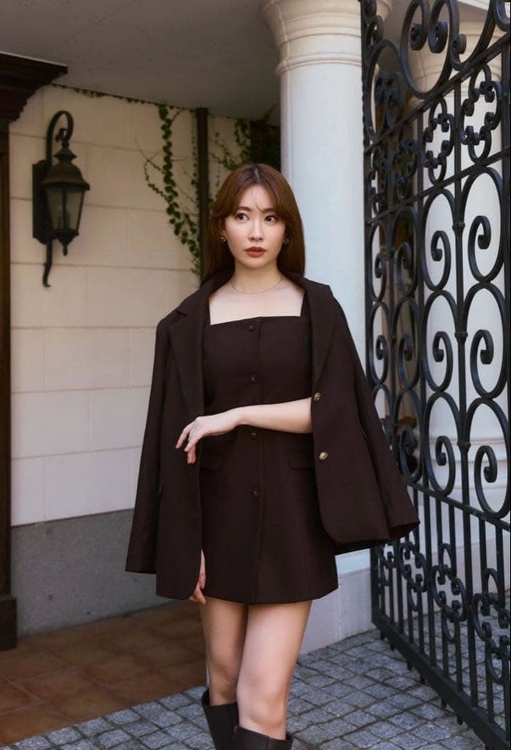 ジャケット・アウター herlipto Romy Wool-Blend Jacket