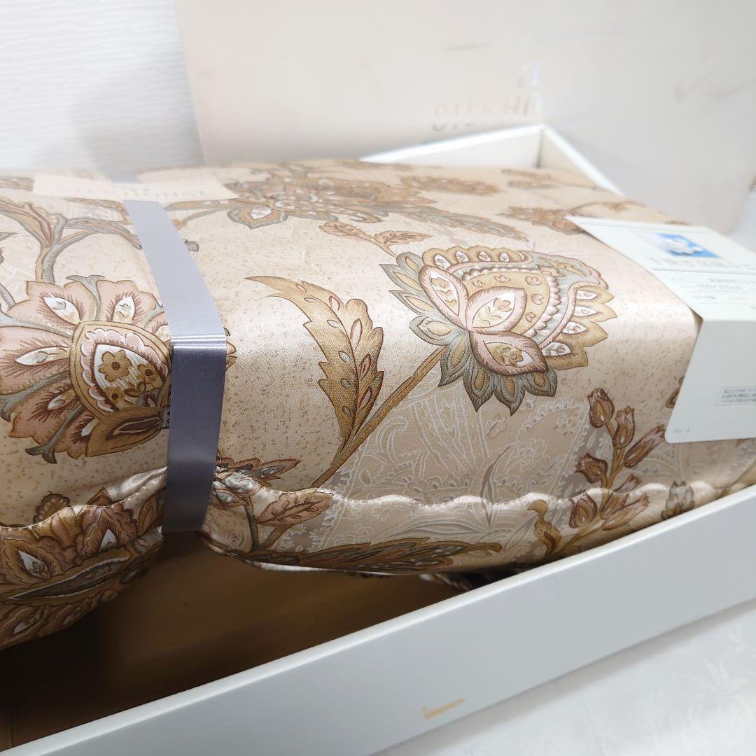 西川 手挽き真綿ふとん SILKHOUSE 真綿肌掛け布団 150x210cm