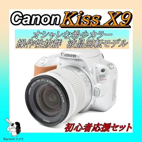 希少シルバー! おしゃれ⭐Canon Kiss X9 ⭐元箱付き