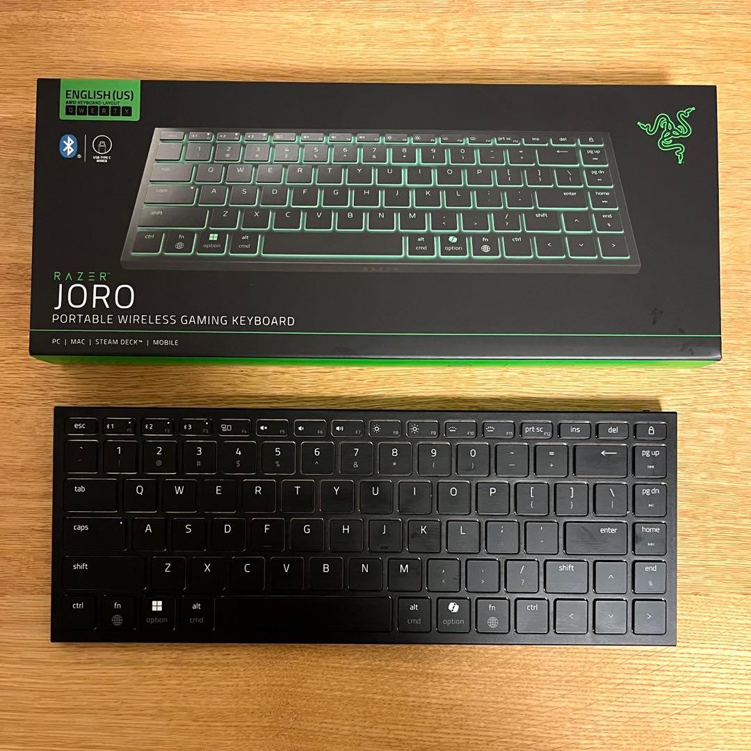 Razer Joro ポータブル ワイヤレス ゲーミングキーボード