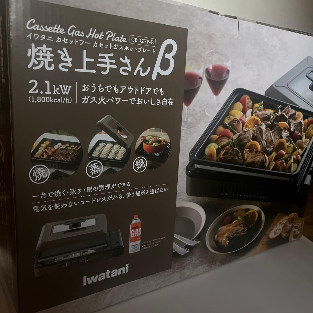 Iwatani 焼き上手さんB ホットプレート　ブラウン