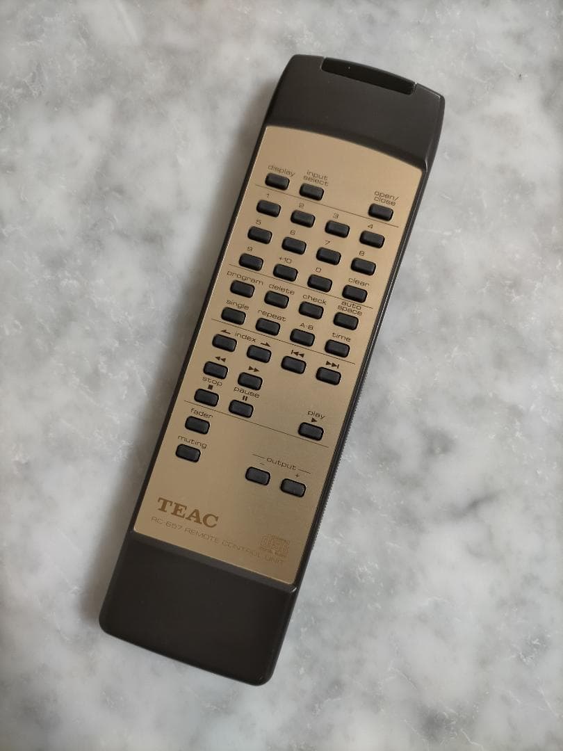 TEAC CDプレーヤー用リモコン(remote)適応機種：VRDS-50