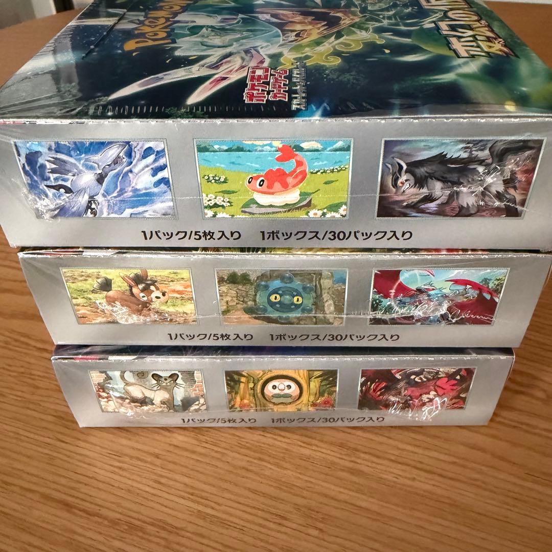 ポケモンカード 4BOX セット シュリンク付き 新品未開封