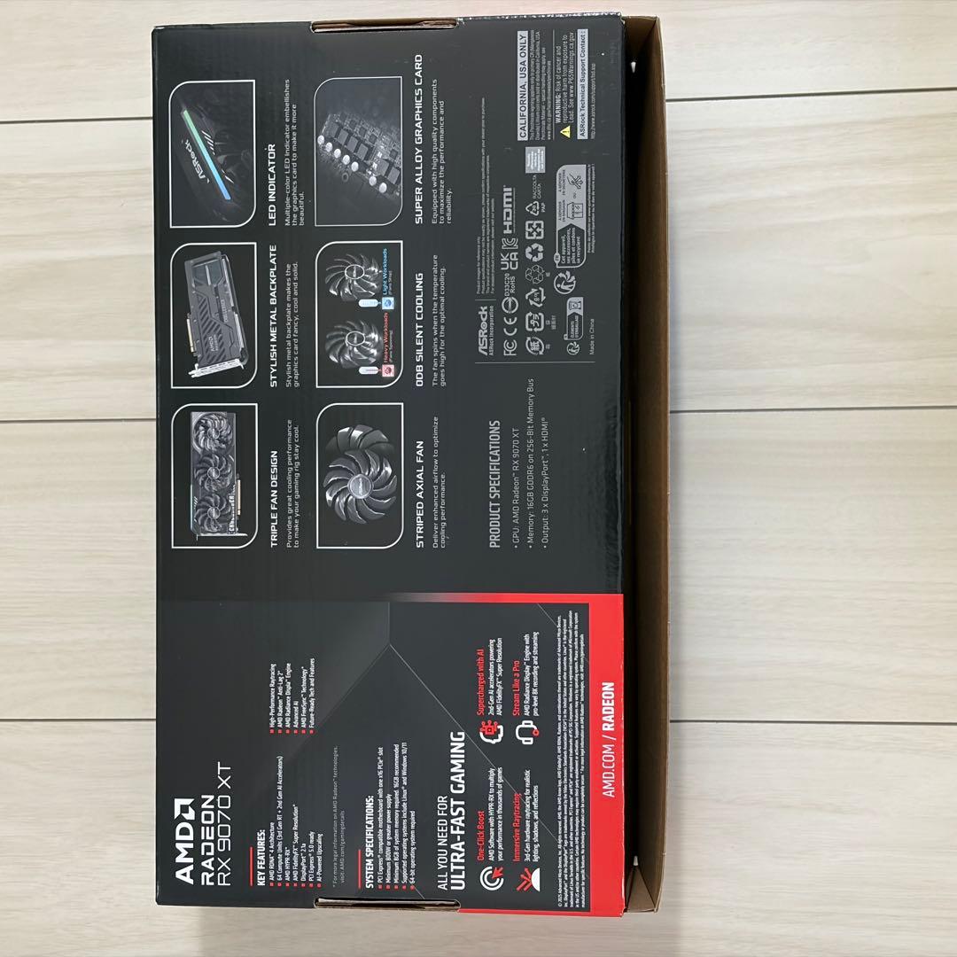 ASRock RX 9070 XT 16GB Challenger新品未使用