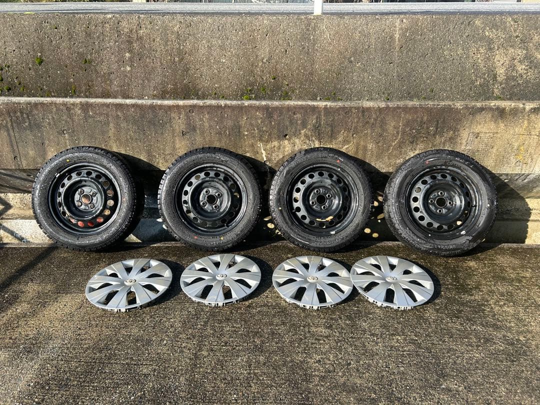 15インチ スチールホイールセット ホイールカバー付き