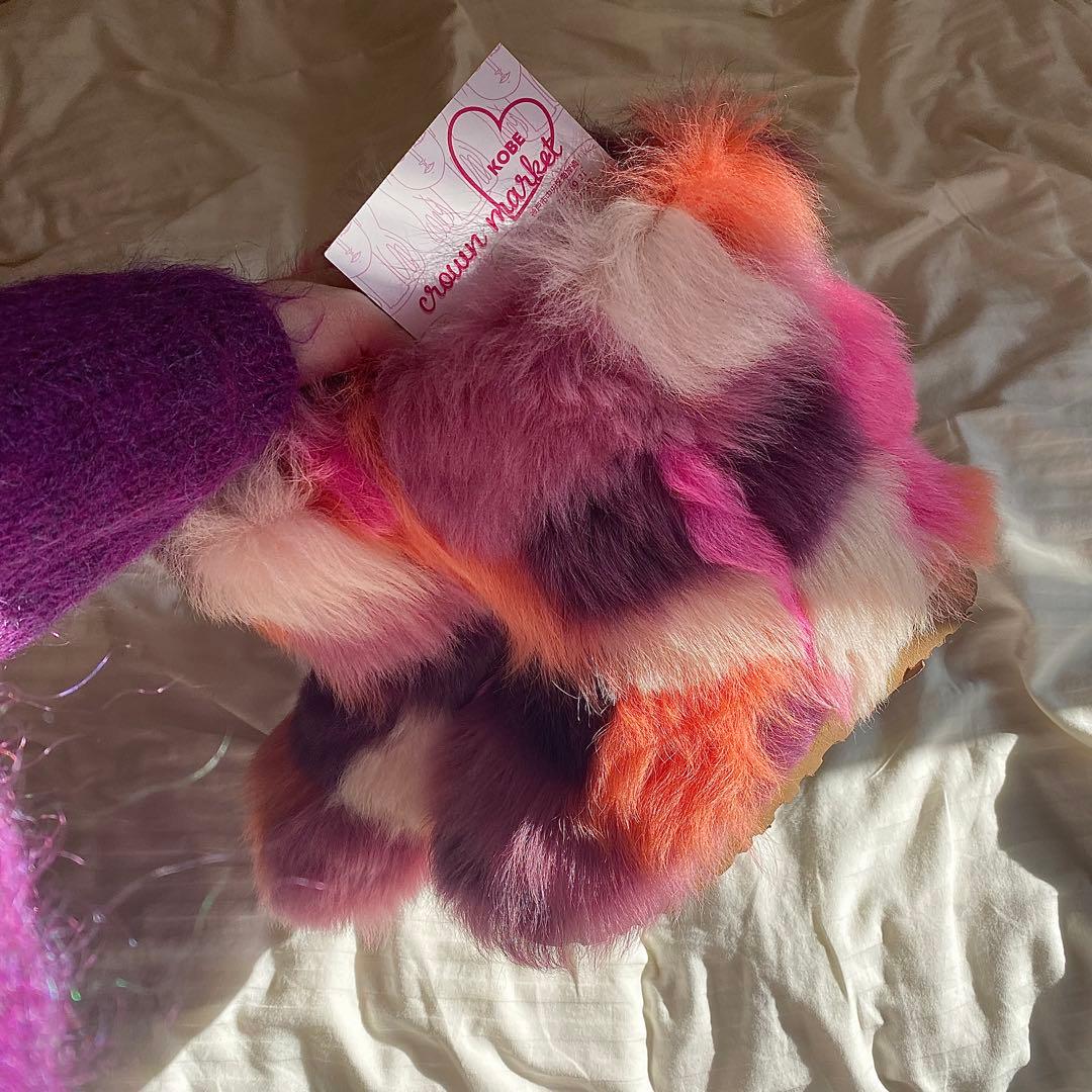 UGG 限定カプセルコレクション パッチワーク ファーブーツ