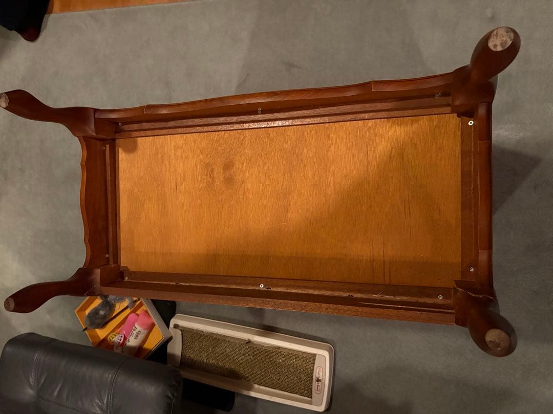 木製ダークブラウンキャビネット（訳あり）