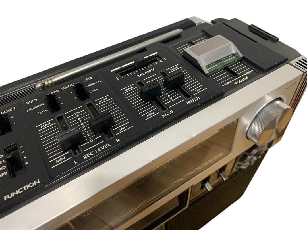 昭和レトロ Victorビクター ラジカセ　RC-838 ラジカセ　ラジオ 美品