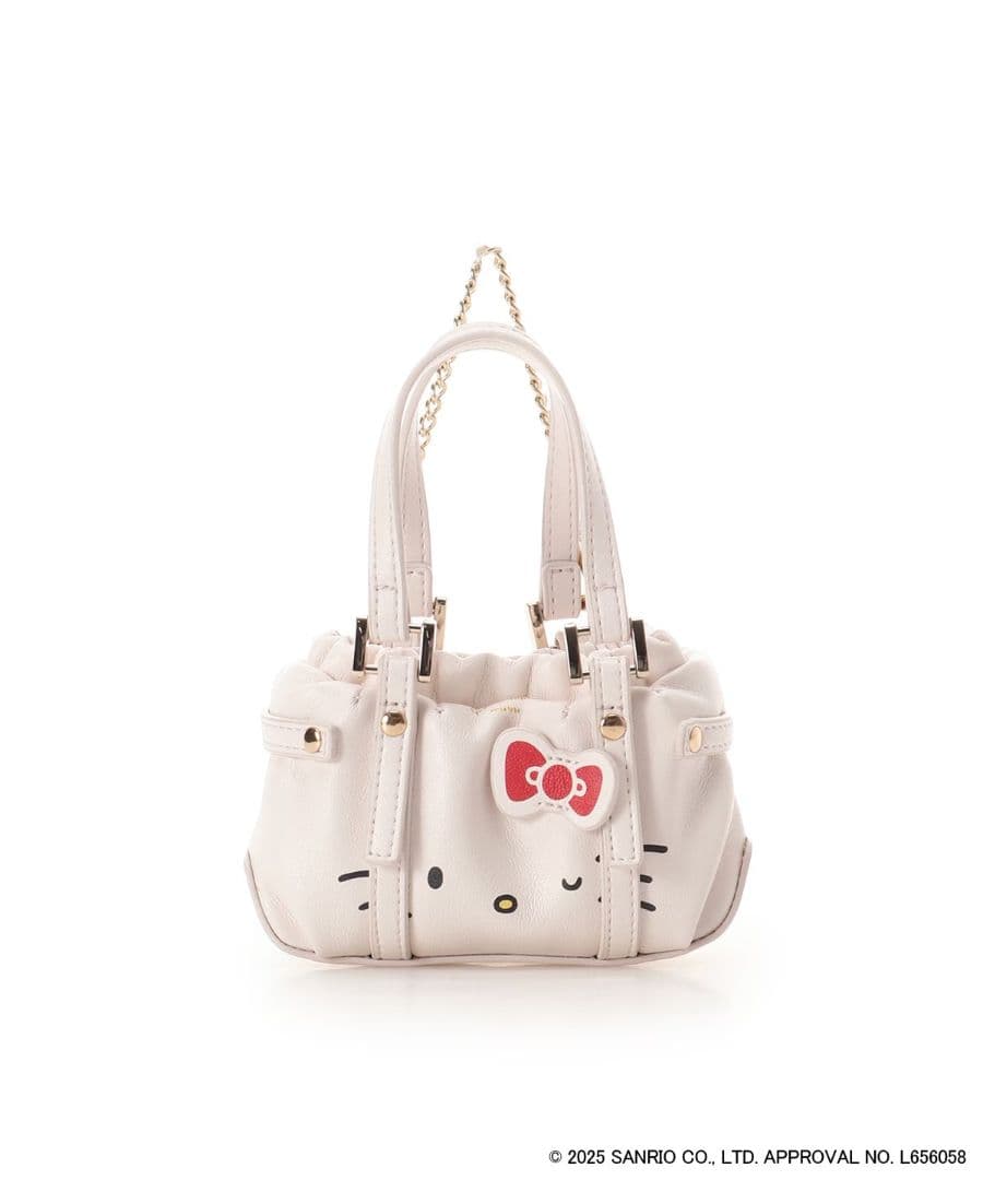 全国完売！サマンサタバサ【ハローキティちゃん】ミニミニバッグチャーム　ホワイト