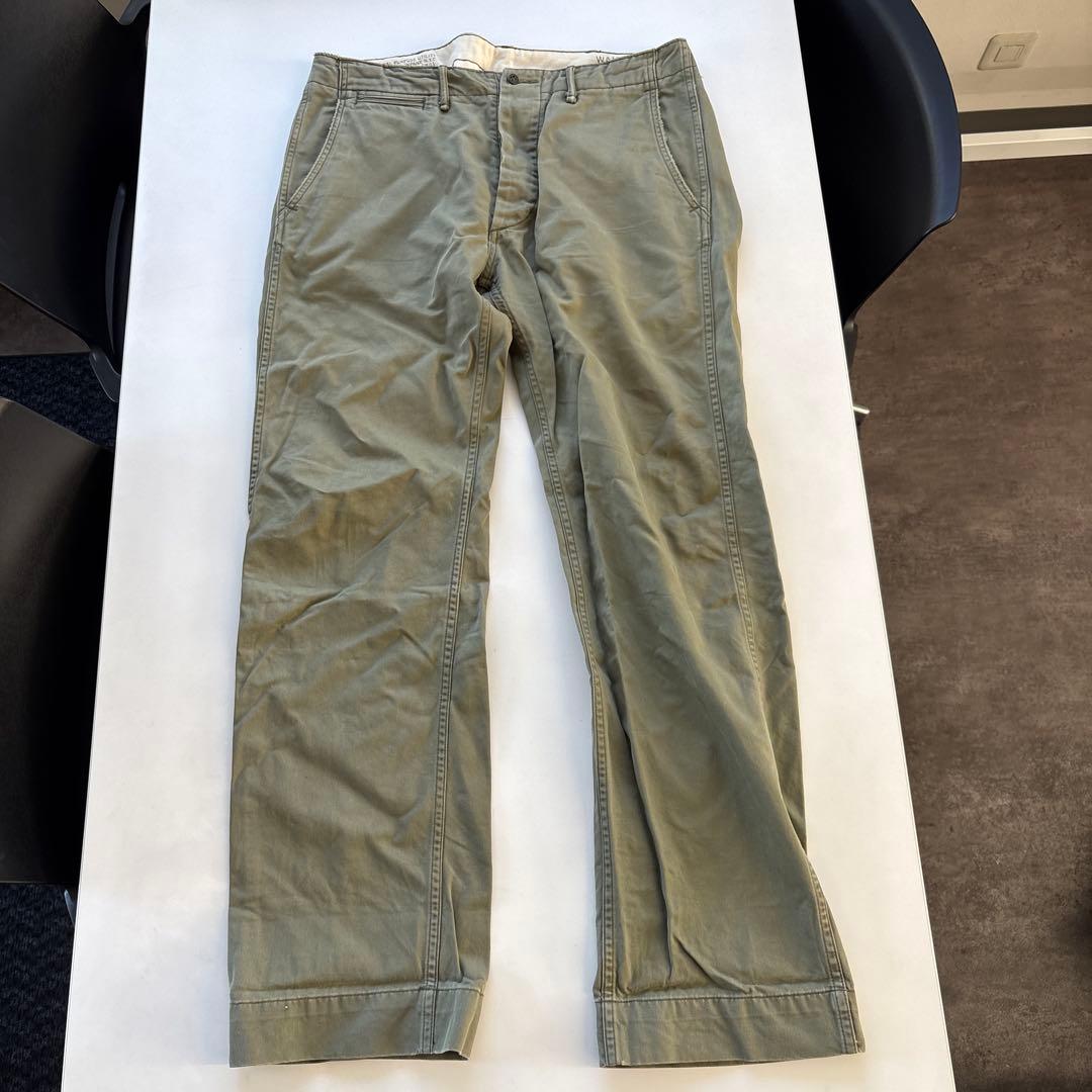 オールド　RRL オフィサーチノ　ミリタリーチノ