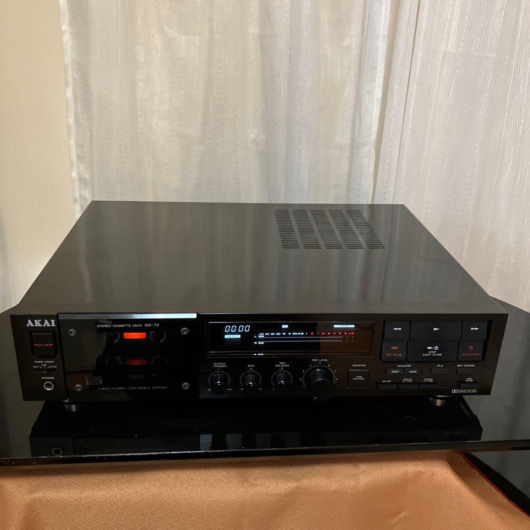 カセットデッキAKAI GX-73 整備済動作品
