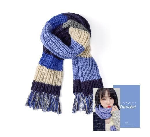 新品未開封 KKUROCHET Muffler マフラー LE SSERAFIM