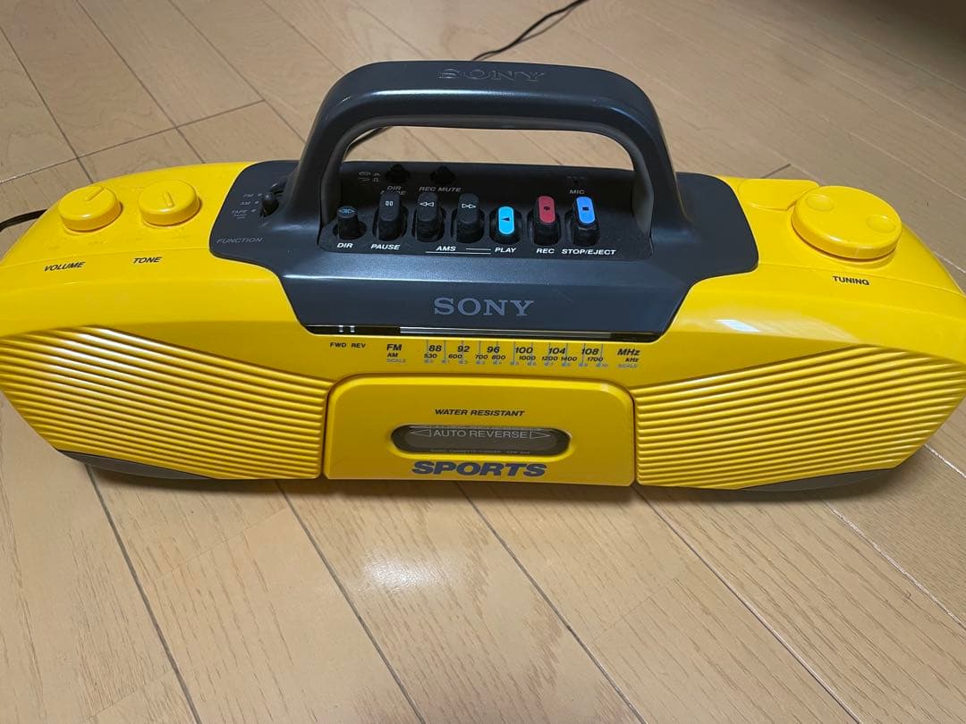 SONY sports ソニースポーツ　ラジカセ　カセットテープCFS-903