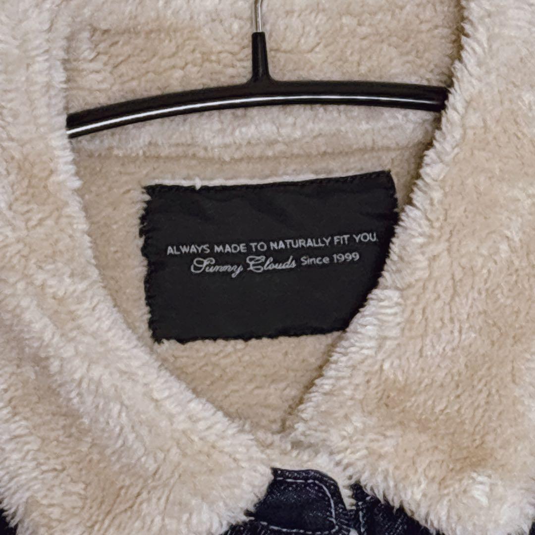 Sunny Clouds サニークラウズ 裏ボアデニムジージャンコート LL