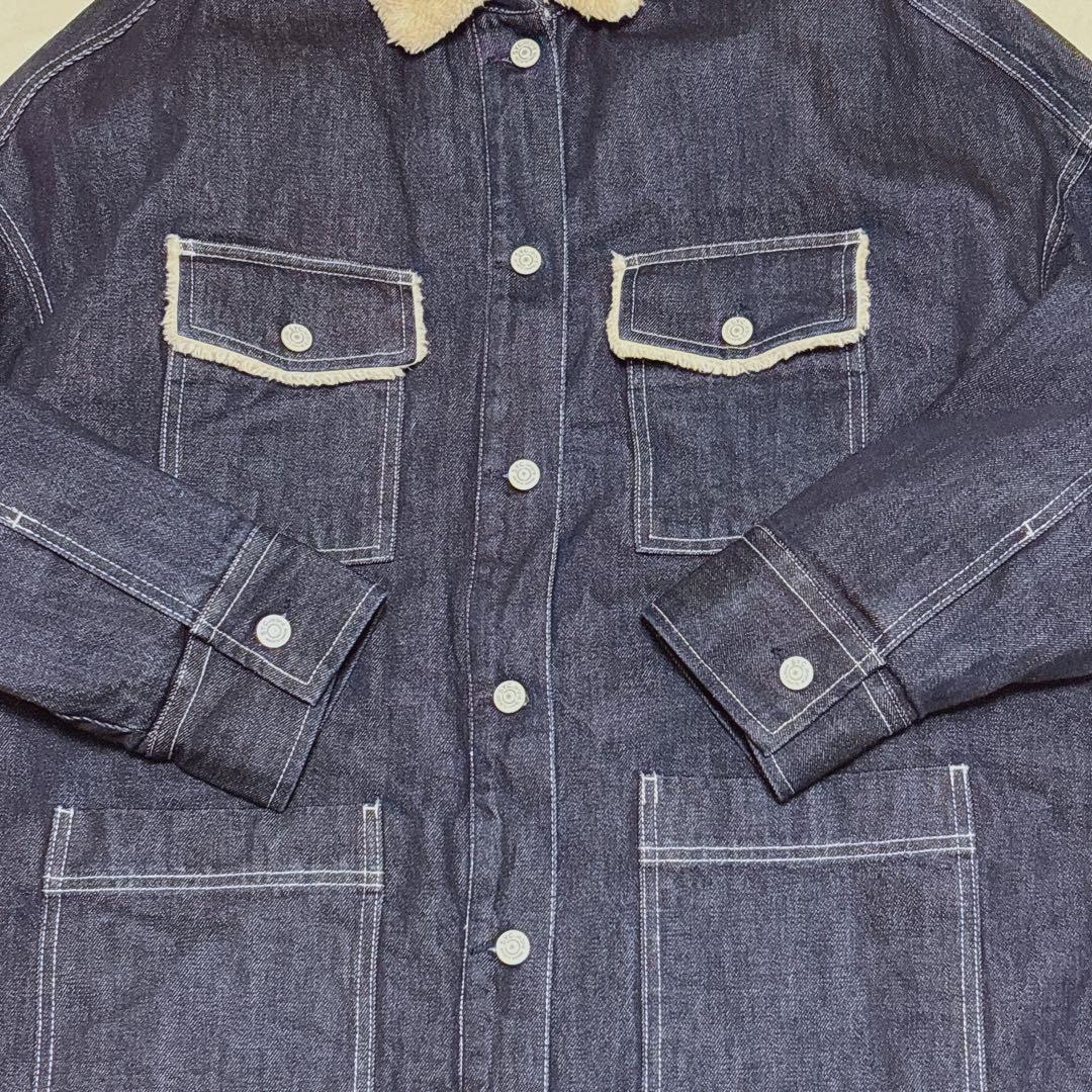 Sunny Clouds サニークラウズ 裏ボアデニムジージャンコート LL
