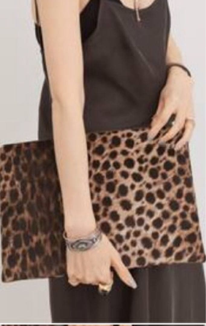 【新品】BAZAR LEOPARD クラッチバック