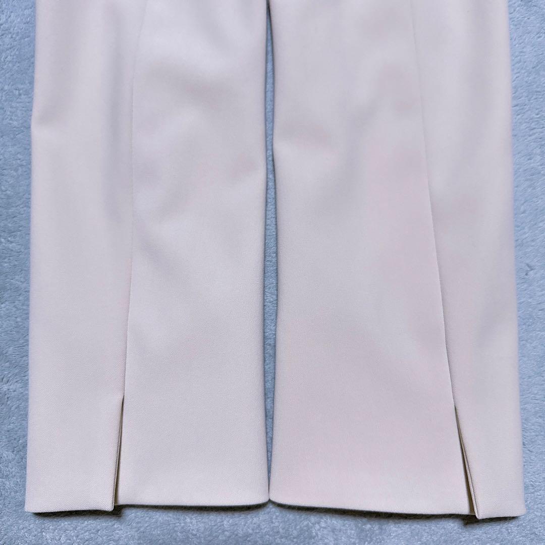 【未使用】INDIVI スーツ ノーカラー スカート 洗濯可能 レディース M