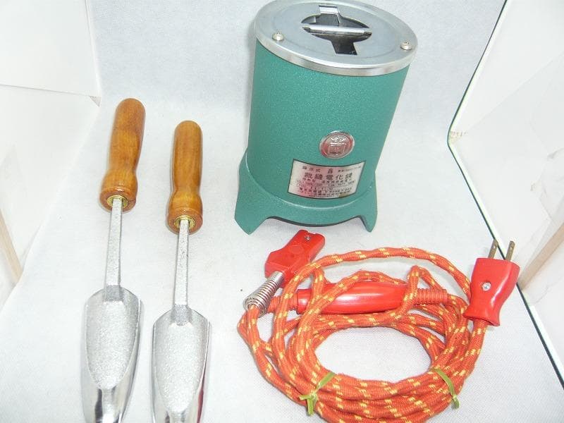 新品完全未使用 ハタミシン 和裁電化鏝　 和裁コテ　和裁こて　鏝２本付