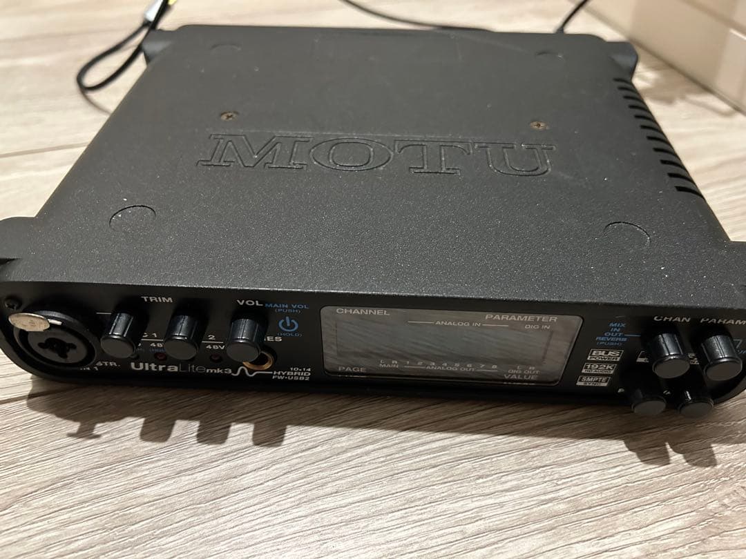 DTM・DAW MOTU ultralite mk3 hybrid
