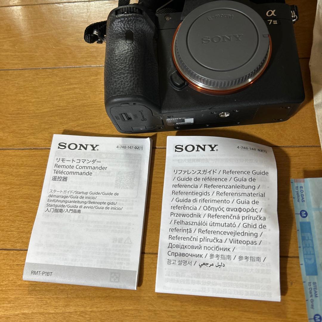 動作確認済み SONYソニーα7 III ボディ ミラーレス ILCE-7M3