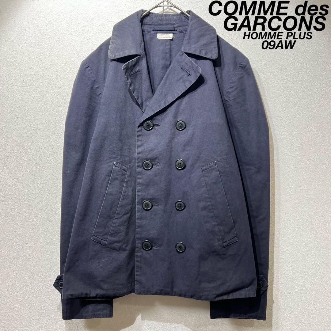 希少 09AW コムデギャルソンオムプリュス 上質 デザイン ダブルジャケット