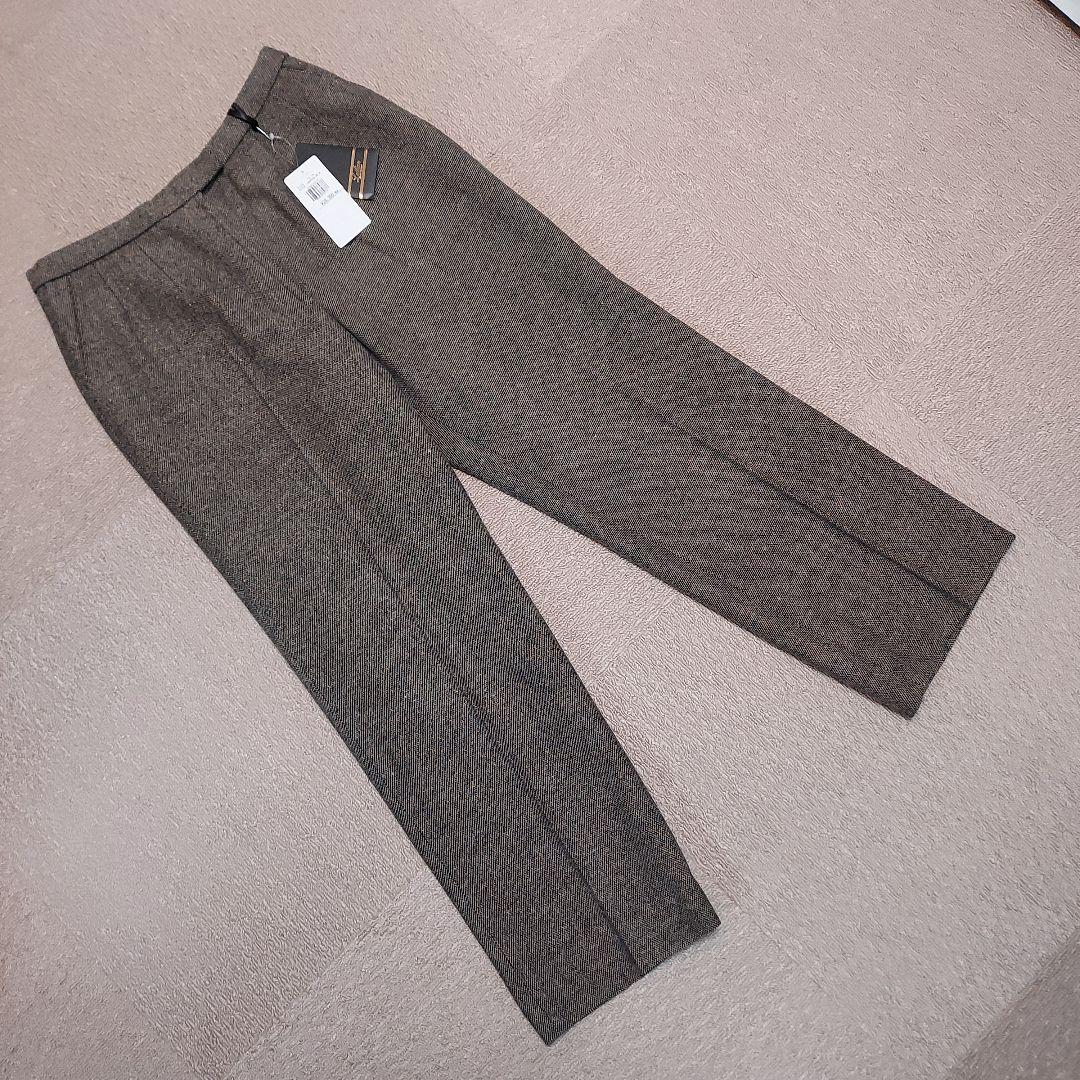 新品未使用　定価 28350円　Leilian　日本製　ツイードパンツ　15号