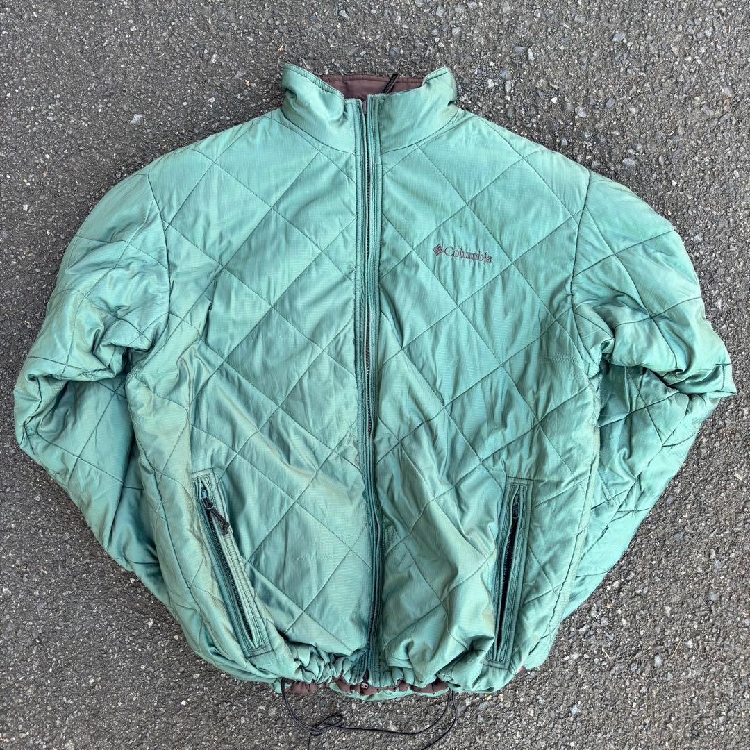 00s Colombia ダウンジャケット アルパイン パフ リバーシブル XL