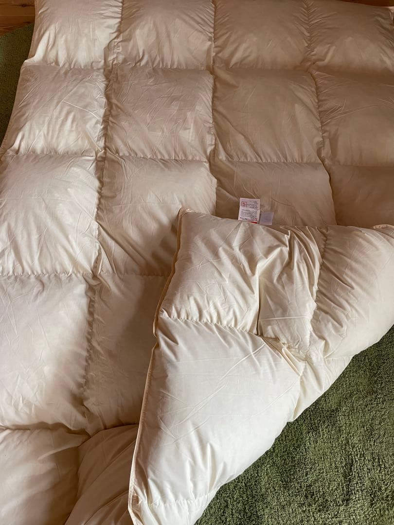 【エコダウン使用】寒冷地仕様　羽毛布団　シングル　150×210 ホテル仕様