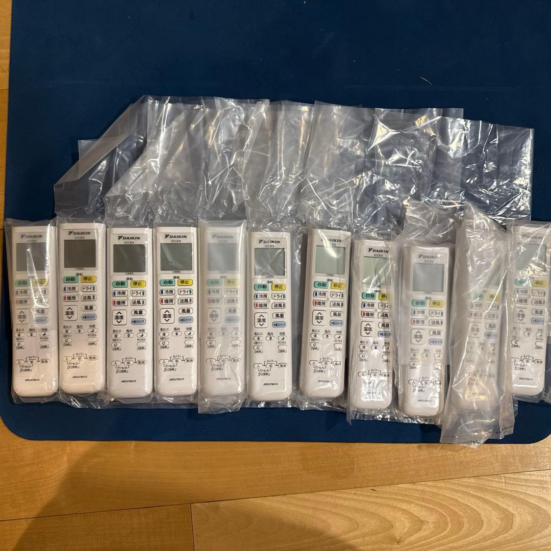 「純正」DAIKIN エアコン用リモコン ARC478A15 未使用　11個