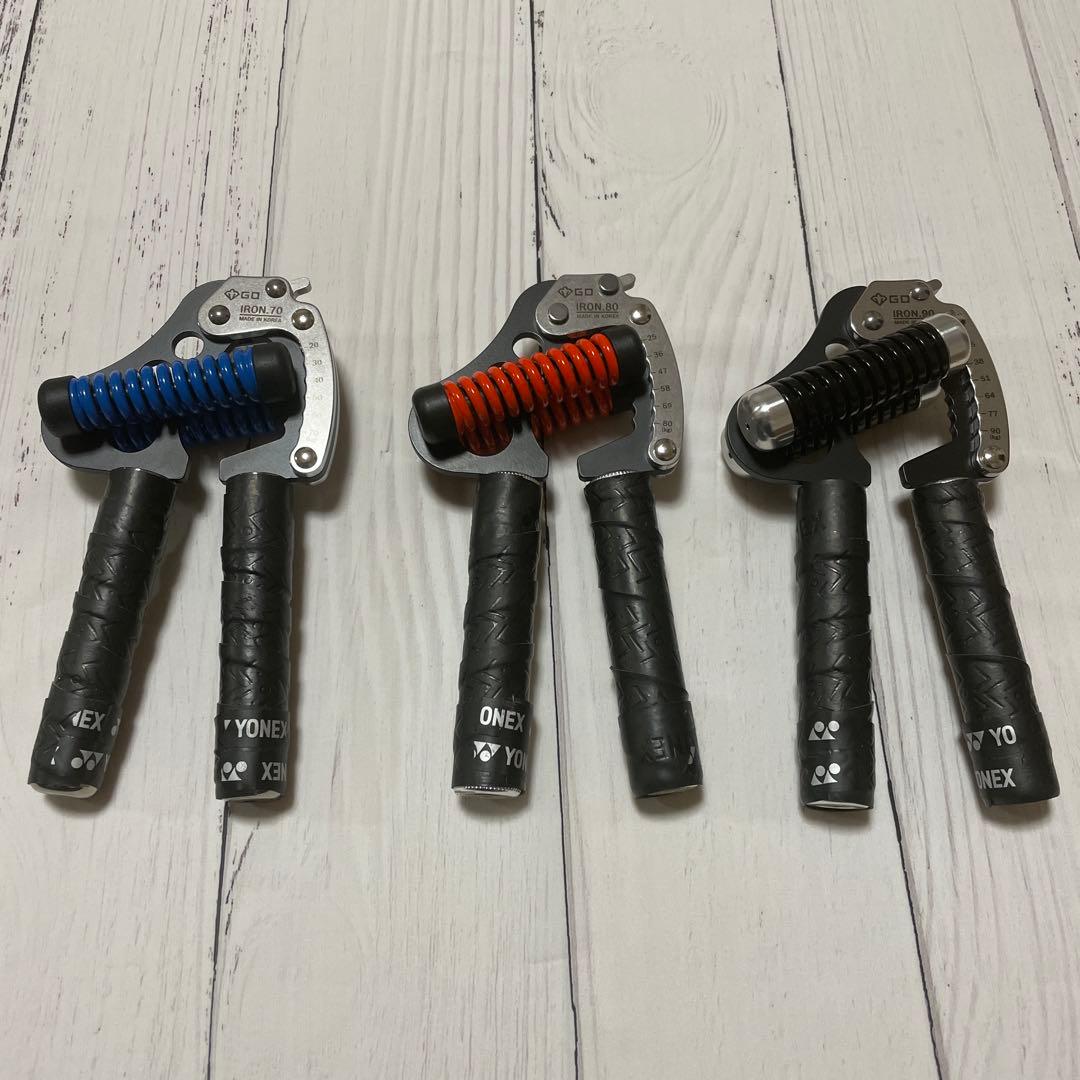 【美品セット】GD IRON GRIP 70 80 90 ハンドグリップ