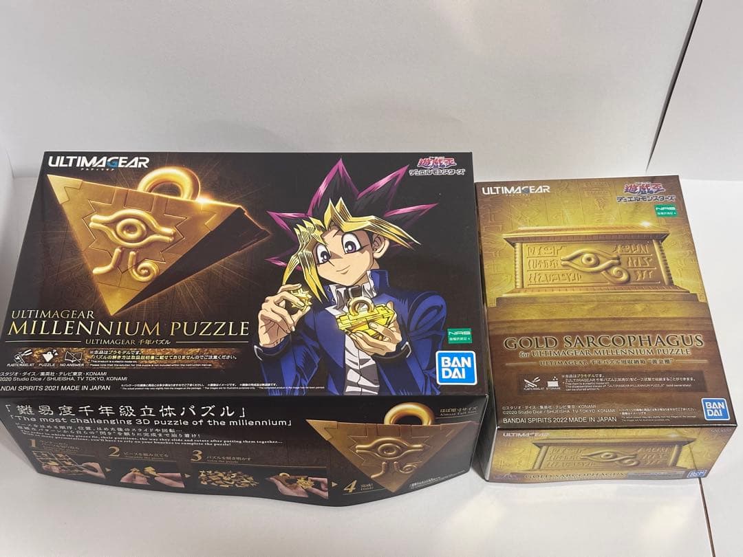 遊戯王　千年パズル　黄金櫃　プラモデル