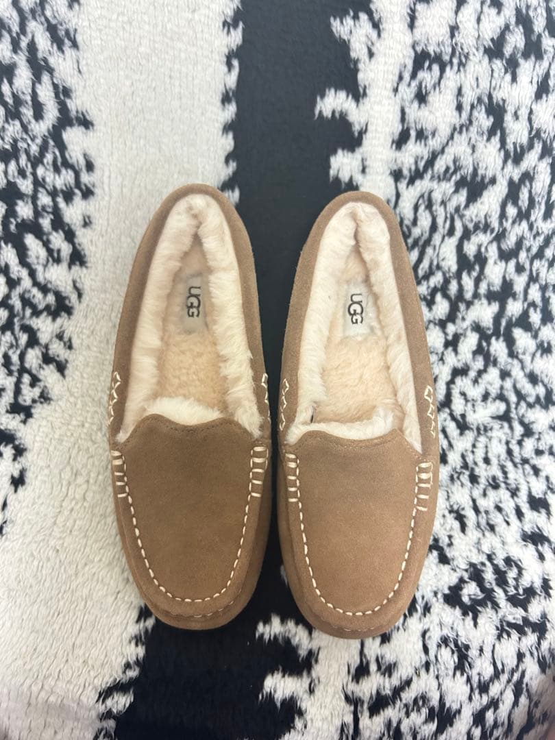 UGG アグ モカシン ANSLEY アンスリー チェスナッツ 25cm